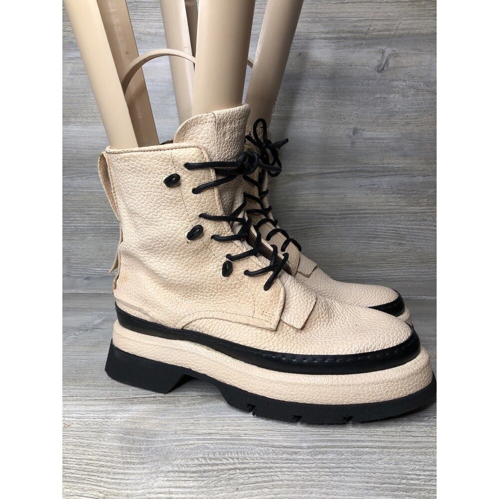 A.S. 98 Vonne Women's Size EU 41 Leather Combat Lace Up Boots